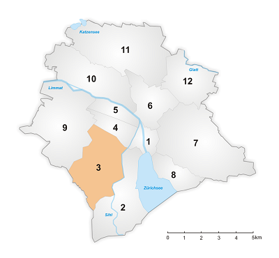 Wiedikon map