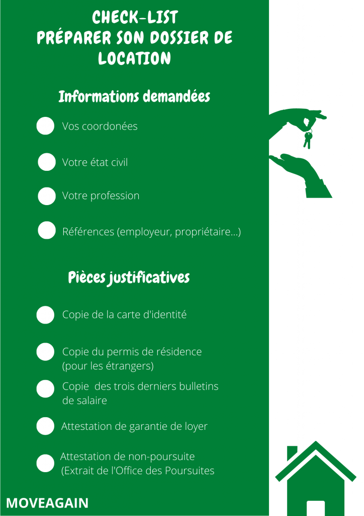 checklist dossier de location