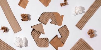 Recycelte, nachhaltige Umzugskartons